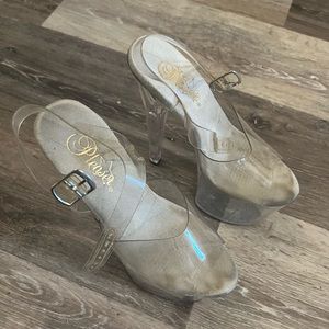 Pleaser Xtreme 8 inch stilettos.